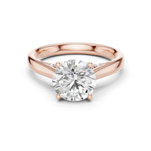 Load image into Gallery viewer, Anvika 2ct Round Moissanite Solitaire Diamond Ring for her