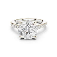 Load image into Gallery viewer, Kiya 4ct Round Moissanite Solitaire Diamond Ring for her