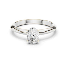 Load image into Gallery viewer, Anaisha 1ct Oval Moissanite Solitaire Diamond Ring for her