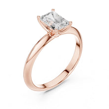 Load image into Gallery viewer, Tisha 1ct Radiant Moissanite Solitaire Diamond Ring for her