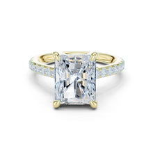 Load image into Gallery viewer, Anaya 4ct Radiant Moissanite Solitaire Diamond Ring for her
