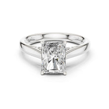Load image into Gallery viewer, Sara 2ct Radiant Moissanite Solitaire Diamond Ring for her