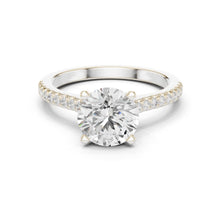 Load image into Gallery viewer, Sanaya 2ct Round Moissanite Solitaire Diamond Ring for her