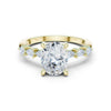 Advika 2ct Oval Moissanite Solitaire Diamond Ring for her