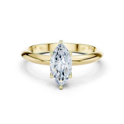 Diara 1ct Marquise Moissanite Solitaire Diamond Ring for her