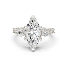 Load image into Gallery viewer, Damini 2.5ct Marquise Moissanite Solitaire Diamond Ring for her