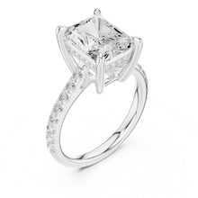 Load image into Gallery viewer, Anaya 4ct Radiant Moissanite Solitaire Diamond Ring for her