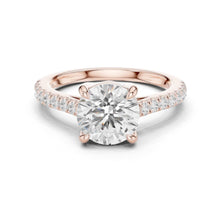 Load image into Gallery viewer, Ridhi 2ct Round Moissanite Solitaire Diamond Ring for her