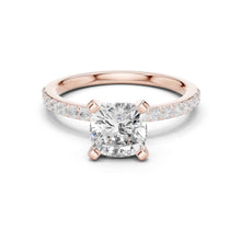 Load image into Gallery viewer, Kashvi 2ct Cushion Moissanite Solitaire Diamond Ring for her