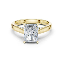 Load image into Gallery viewer, Sara 2ct Radiant Moissanite Solitaire Diamond Ring for her