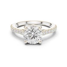 Load image into Gallery viewer, Ridhi 2ct Round Moissanite Solitaire Diamond Ring for her