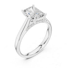 Load image into Gallery viewer, Sara 2ct Radiant Moissanite Solitaire Diamond Ring for her