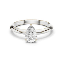 Load image into Gallery viewer, Vidhi 1ct Pear Moissanite Solitaire Diamond Ring for her