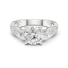 Load image into Gallery viewer, Avika 2ct Round Moissanite Solitaire Diamond Ring for her