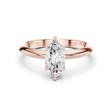 Load image into Gallery viewer, Diara 1ct Marquise Moissanite Solitaire Diamond Ring for her