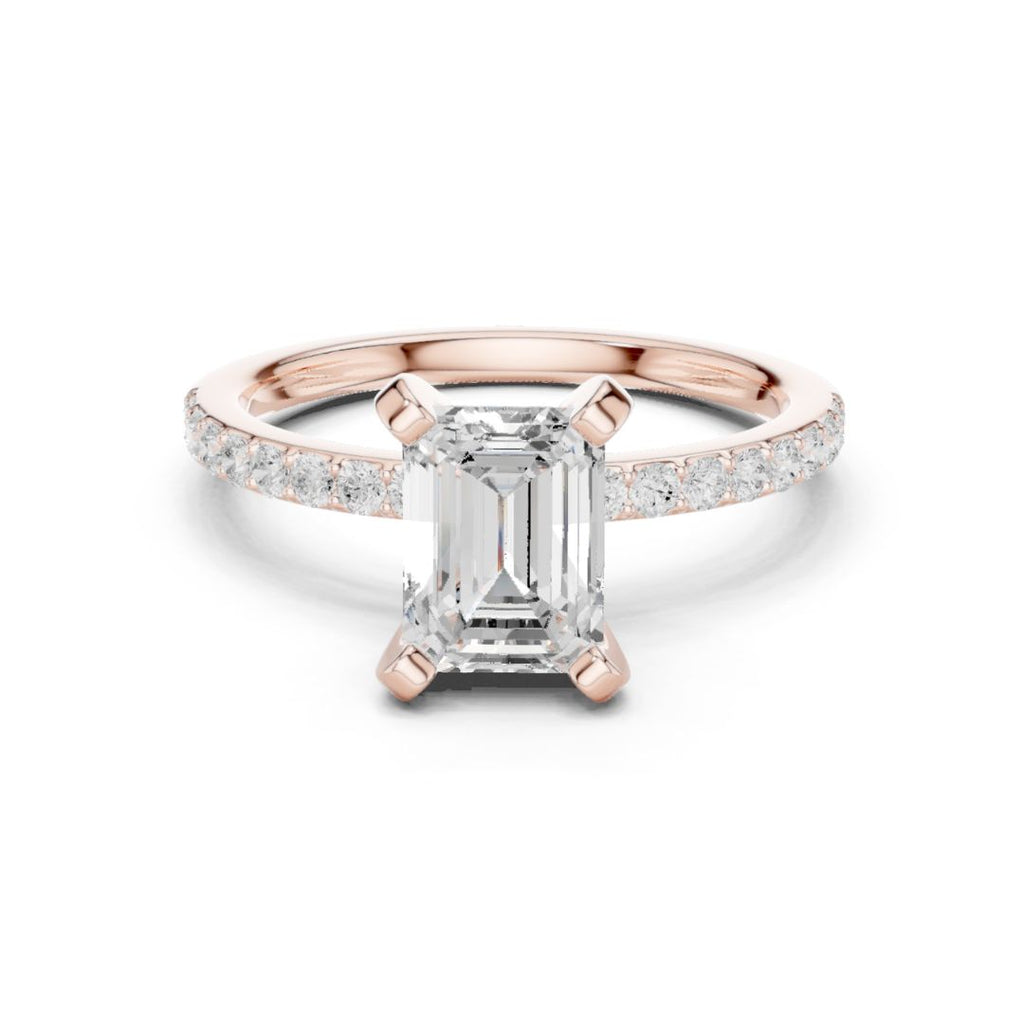 Lavanya 2ct Marquise Moissanite Solitaire Diamond Ring for her