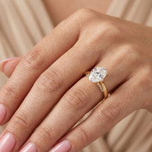 Load image into Gallery viewer, Rhea 2ct Oval Moissanite Solitaire Diamond Ring for her