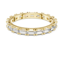 Load image into Gallery viewer, Vedika 1.25ct Baguette Moissanite Solitaire Diamond Ring for her
