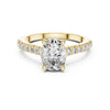Mahika 1.5ct Oval Moissanite Solitaire Diamond Ring for her