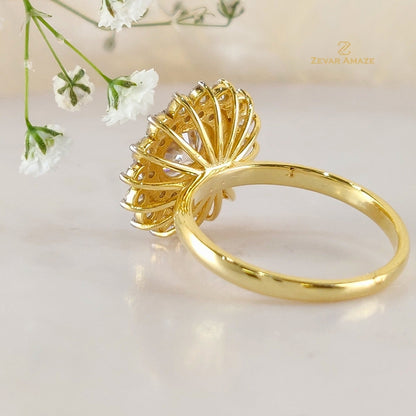 Gatha Diamond Silver Ring for Her