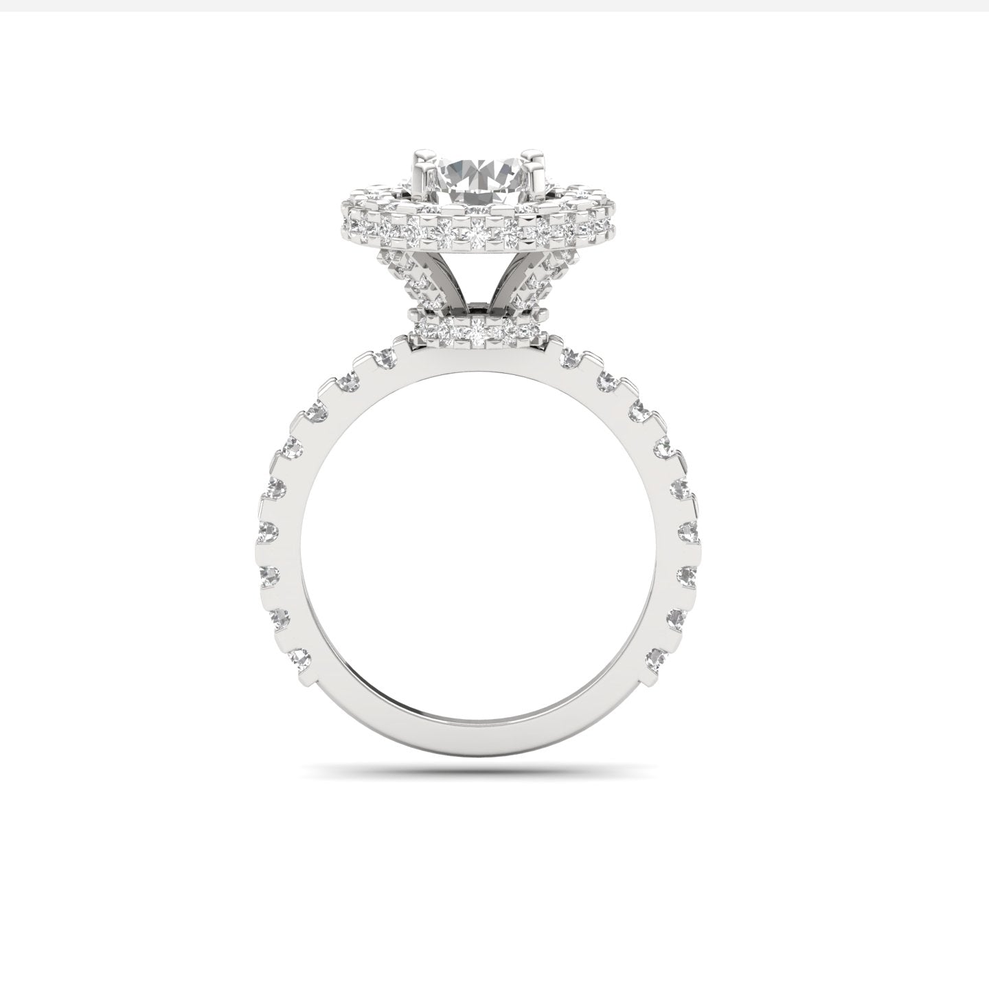 Taisia Diamond Silver Ring for Her