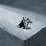 Atlas Ear Silver Stud For Men (1 PC ONLY)