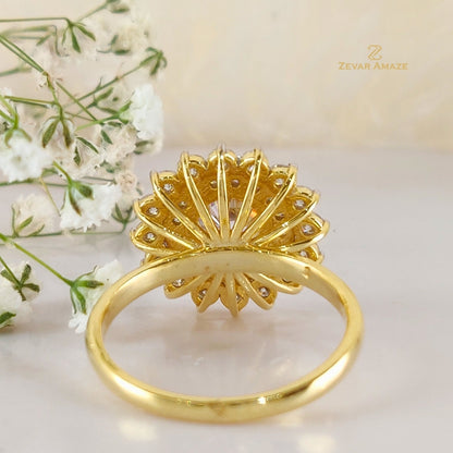 Gatha Diamond Silver Ring for Her