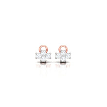 Load image into Gallery viewer, Dainty Floral Sterling Silver Earrings for Women