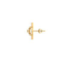 Load image into Gallery viewer, Diamond Shape Sparkling Sterling Silver Earrings for Women