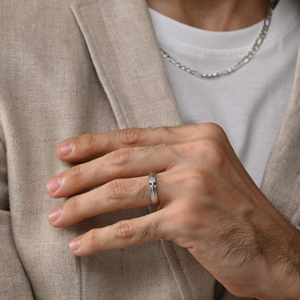 Male Silver Ring