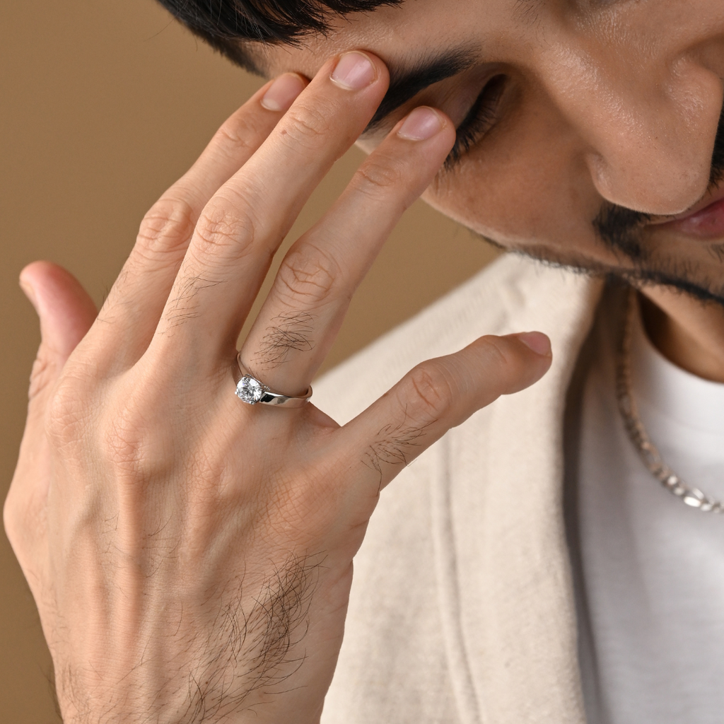 Mens Silver Ring