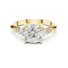 Trina 3ct Round Moissanite Solitaire Diamond Ring for her
