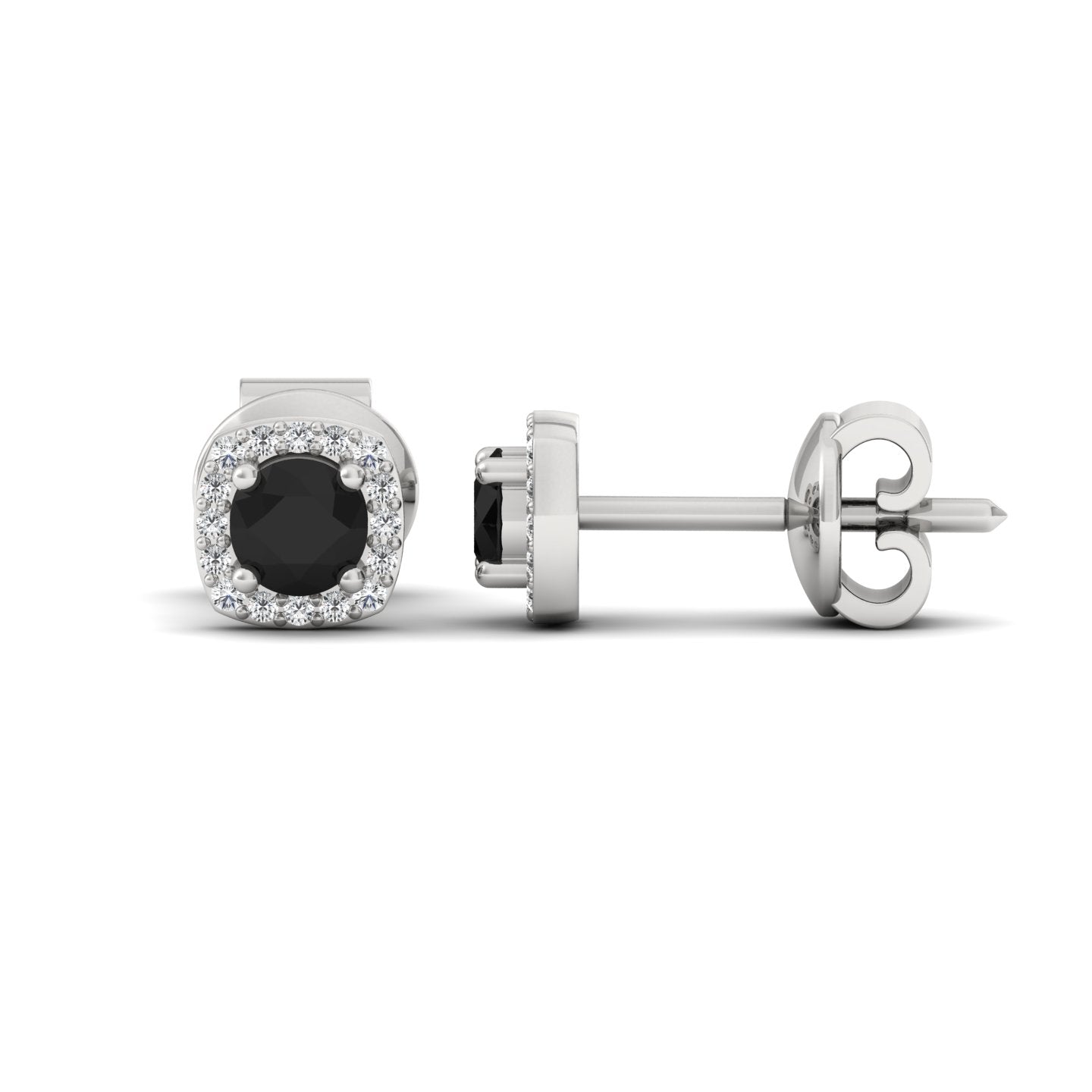 Hades Ear Silver Stud For Men (1 PC ONLY)