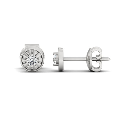 ear stud for men - white