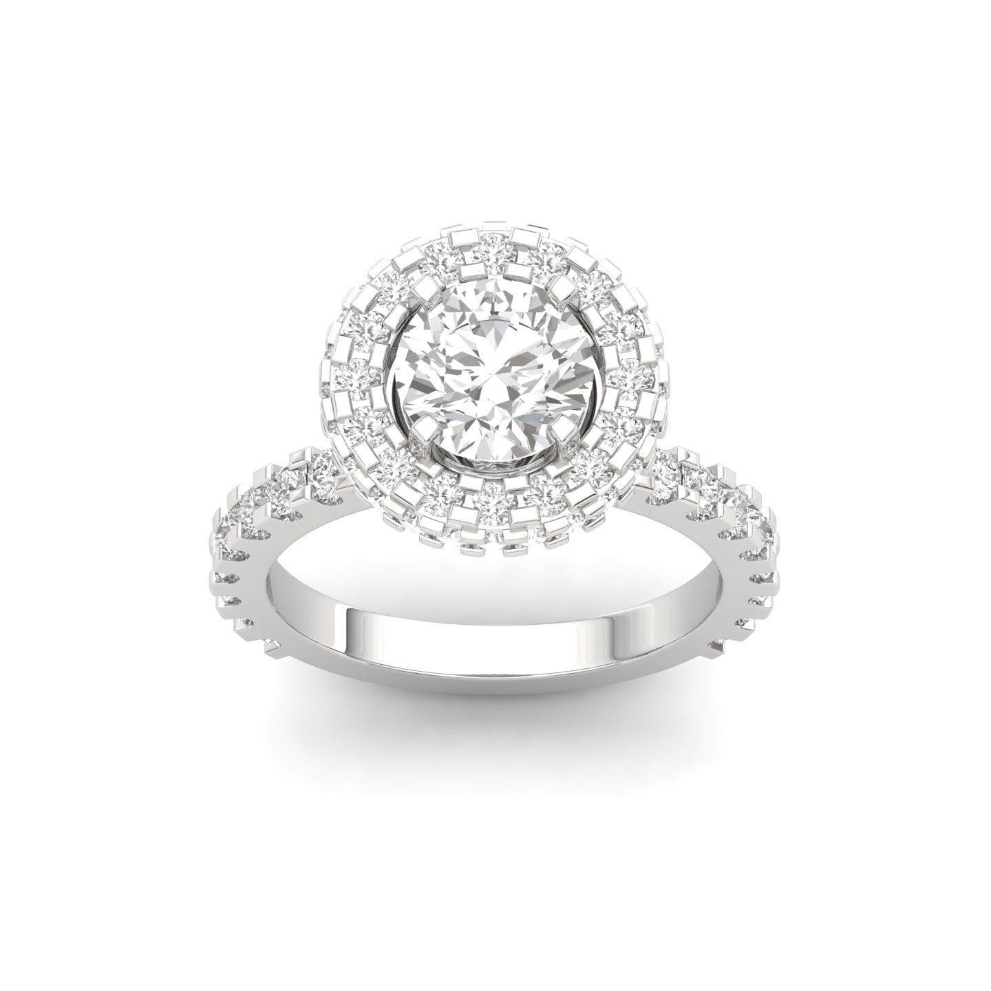 Taisia Diamond Silver Ring for Her