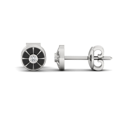 Taurus Ear Silver Stud For Men (1 PC ONLY)