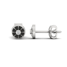 Load image into Gallery viewer, Taurus Ear Silver Stud For Men