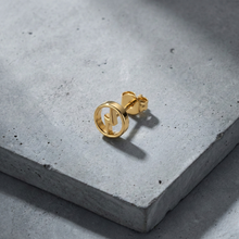 Load image into Gallery viewer, Castor Ear Silver Stud For Men (1 PC ONLY)