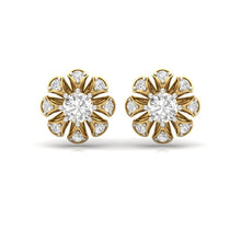 Load image into Gallery viewer, Floral Bloom Sterling Silver Earrings for Her