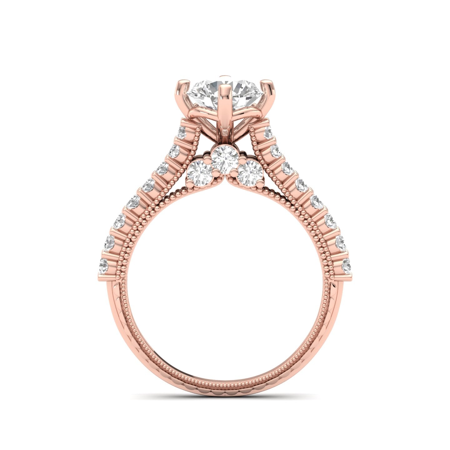 Tiye Diamond Silver Ring for Her