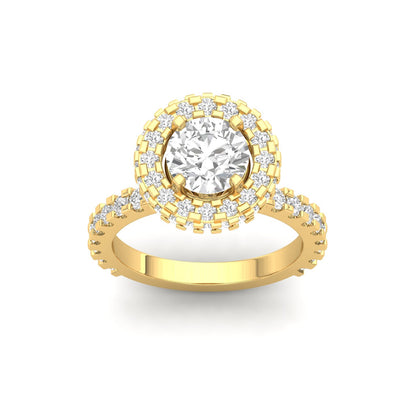 Taisia Diamond Silver Ring for Her