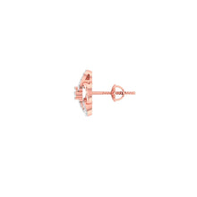 Load image into Gallery viewer, Infinity Floral Rose Gold Sterling Silver Earrings for Women