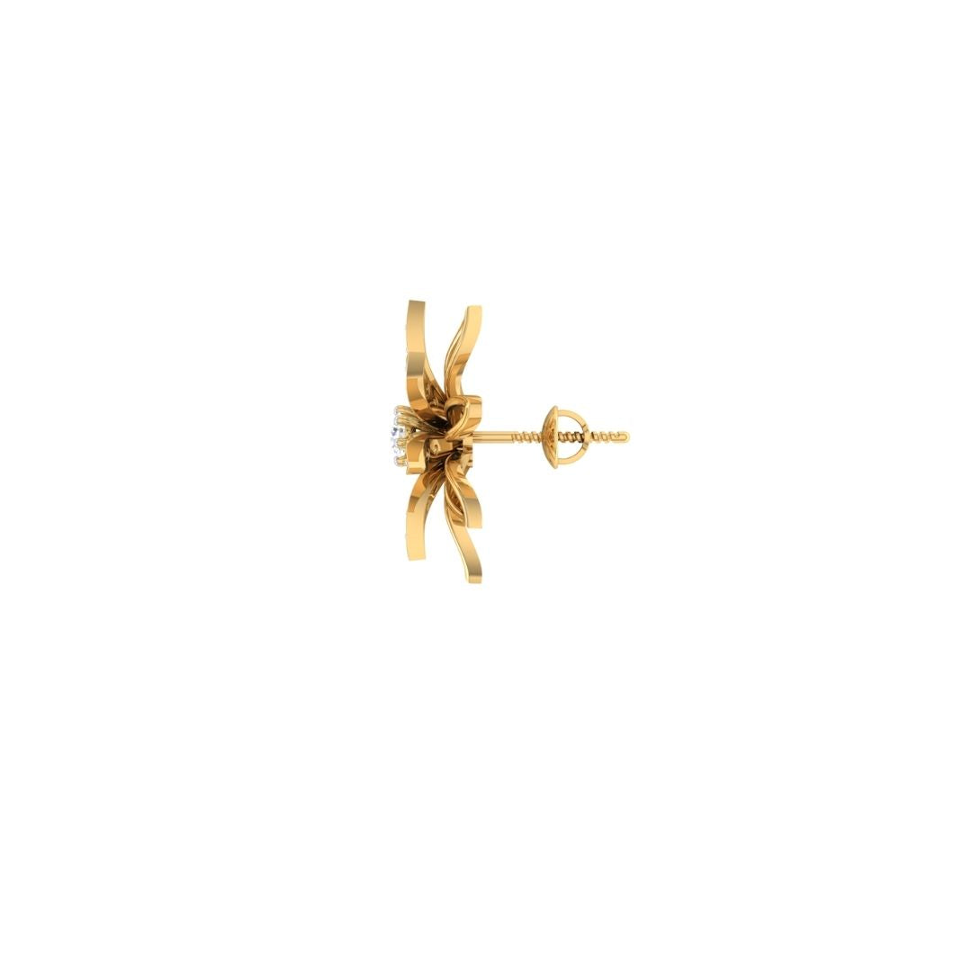 Radiant Bloom Sterling Silver Earrings for Women