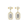 Anasuya Silver Moissanite Dangler Earring for Her