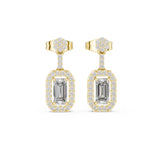 Anasuya Silver Moissanite Dangler Earring for Her