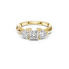 Aurelia Fine Loop Moissanite Diamond Ring for Her