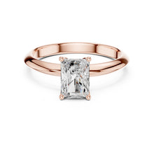 Load image into Gallery viewer, Tisha 1ct Radiant Moissanite Solitaire Diamond Ring for her