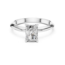 Load image into Gallery viewer, Tisha 1ct Radiant Moissanite Solitaire Diamond Ring for her