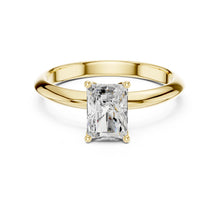 Load image into Gallery viewer, Tisha 1ct Radiant Moissanite Solitaire Diamond Ring for her