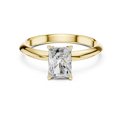 Tisha 1ct Radiant Moissanite Solitaire Diamond Ring for her